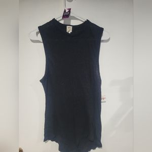 (058) NWT FREE PEOPLE INTIMATELY ALL THE TIME BODYSUIT - BLACK - XS